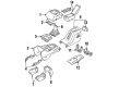 Ford Escort Ashtray Diagram - F1CZ5804788C