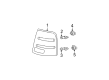 Ford Explorer Back Up Light Diagram - 1L2Z-13405-AA