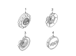 Mercury Mountaineer Wheel Cover Diagram - 8E6Z-1130-A