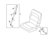Ford Seat Belt Diagram - 8A8Z-74611B68-BB