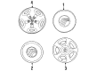 Mercury Villager Wheel Cover Diagram - 1F5Z-1130-CA