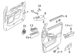 Ford Edge Power Window Switch Diagram - 6L2Z-14529-BAA