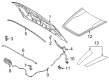 Ford Maverick Hood Release Cable Diagram - S1PZ-16916-A