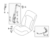Ford Flex Seat Belt Diagram - DA8Z-7461202-AG