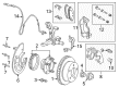 Ford Crown Victoria Backing Plate Diagram - 3W1Z-2K004-AA