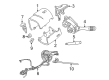 Ford Crown Victoria Steering Column Cover Diagram - F8OZ-3530-FA