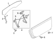 Ford Mustang Window Motor Diagram - FR3Z-9923395-A