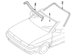 Ford Escort Windshield Diagram - F4CZ-5803100-A