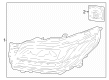 Lincoln Navigator Headlight Diagram - NL7Z-13008-G