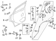 Ford C-Max Interior Door Handle Diagram - CJ5Z-7822600-BH