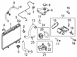 Ford Fiesta Coolant Reservoir Hose Diagram - BE8Z-8286-A