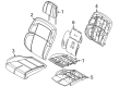 Lincoln Nautilus Seat Covers Diagram - R2TZ-5864416-JB