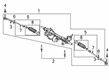 Ford Explorer Rack and Pinion Boot Diagram - L1MZ-3332-B