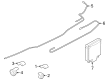 Ford E-Transit Parking Assist Sensor Diagram - NK4Z-14C689-A
