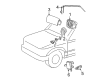 Ford Explorer Sport Airbag Diagram - 1L5Z-10043B13-CAA