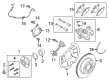 Ford EcoSport Backing Plate Diagram - GN1Z-2C028-B