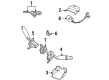 Ford Escort Steering Column Cover Diagram - F8CZ-6304459-AAE