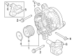 Ford Escape Alternator Bracket Diagram - PZ1Z-10A313-B