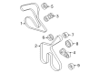Ford Mustang Drive Belt Diagram - 7R3Z-8620-A