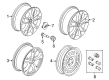 Ford Escape Spare Wheel Diagram - CJ5Z-1007-G