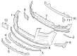 Lincoln Navigator Bumper Cover Diagram - NL7Z-17D957-AAPTM