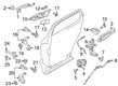 Lincoln Nautilus Exterior Door Handle Diagram - MA1Z-5426605-BCPTM