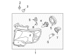 Ford F-150 Headlight Diagram - DL3Z-13008-B