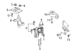 Ford Focus Engine Mount Torque Strut Diagram - 8S4Z-6068-A
