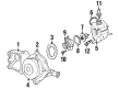 Ford Focus Water Pump Diagram - 6U2Z-8501-D