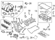 Ford Oil Pan Baffle Diagram - 6E5Z-6687-BA