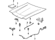 Ford EXP Hood Release Cable Diagram - E2FZ16916A