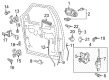 Ford Interior Door Handle Diagram - 8L1Z-7821819-A