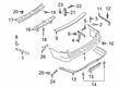 Lincoln Navigator Bumper Cover Diagram - JL7Z-17K835-DBPTM