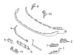 Ford F-150 License Plate Diagram - RL3Z-17A385-YA