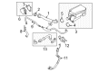 Ford F-250 Super Duty Brake Booster Vacuum Pump Diagram - BC3Z-2A451-B