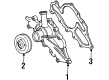 Ford Windstar Water Pump Pulley Diagram - 5F2Z-8509-AA