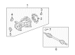 Ford Escape Axle Shaft Diagram - 8L8Z-4K139-A
