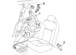 Ford Windstar Seat Belt Diagram - XF2Z-1660045-CCC