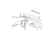 Ford F-150 Speedometer Cable Diagram - F75Z-9A825-PA