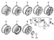 Ford F-150 Spare Wheel Diagram - FL3Z-1007-J