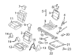 Ford Flex Seat Cushion Diagram - CA8Z-7466800-E