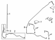Ford F-350 Super Duty Antenna Cable Diagram - HC3Z-18812-B