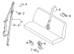 Ford E-150 Seat Belt Diagram - 9C2Z-16611B64-AA