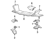 Ford E-250 Econoline Engine Mount Torque Strut Diagram - E7TZ-6068-C