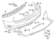 Ford Mustang Bumper Cover Diagram - FR3Z-17K835-BB