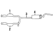 Lincoln Town Car Exhaust Pipe Diagram - F8VZ-5246-AA