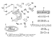 Ford C-Max Emblem Diagram - 6E5Z-5442528-B
