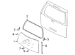 Ford Expedition Liftgate Lift Support Diagram - 2L1Z-78406A10-BA