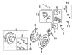 Ford Maverick Brake Rotor Diagram - NZ6Z-2C026-B
