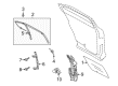 Ford Police Interceptor Sedan Window Regulator Diagram - 8A5Z-5427008-B